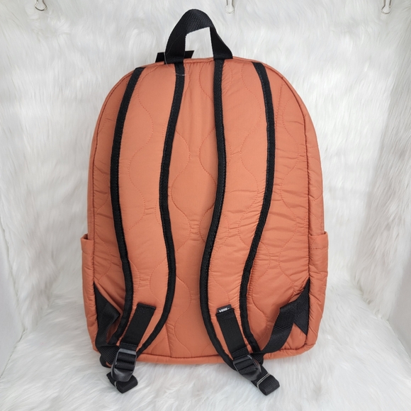 VANS Old Skool Quilted Orange Backpack. - Picture 6 of 14
